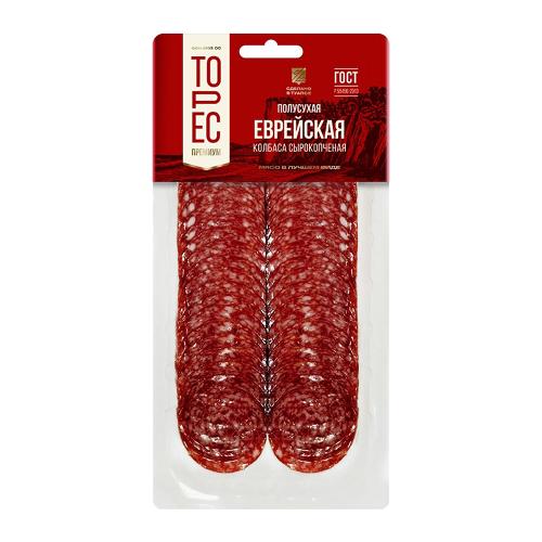 Еврейская п/с с/к 80гр нарезка Торес