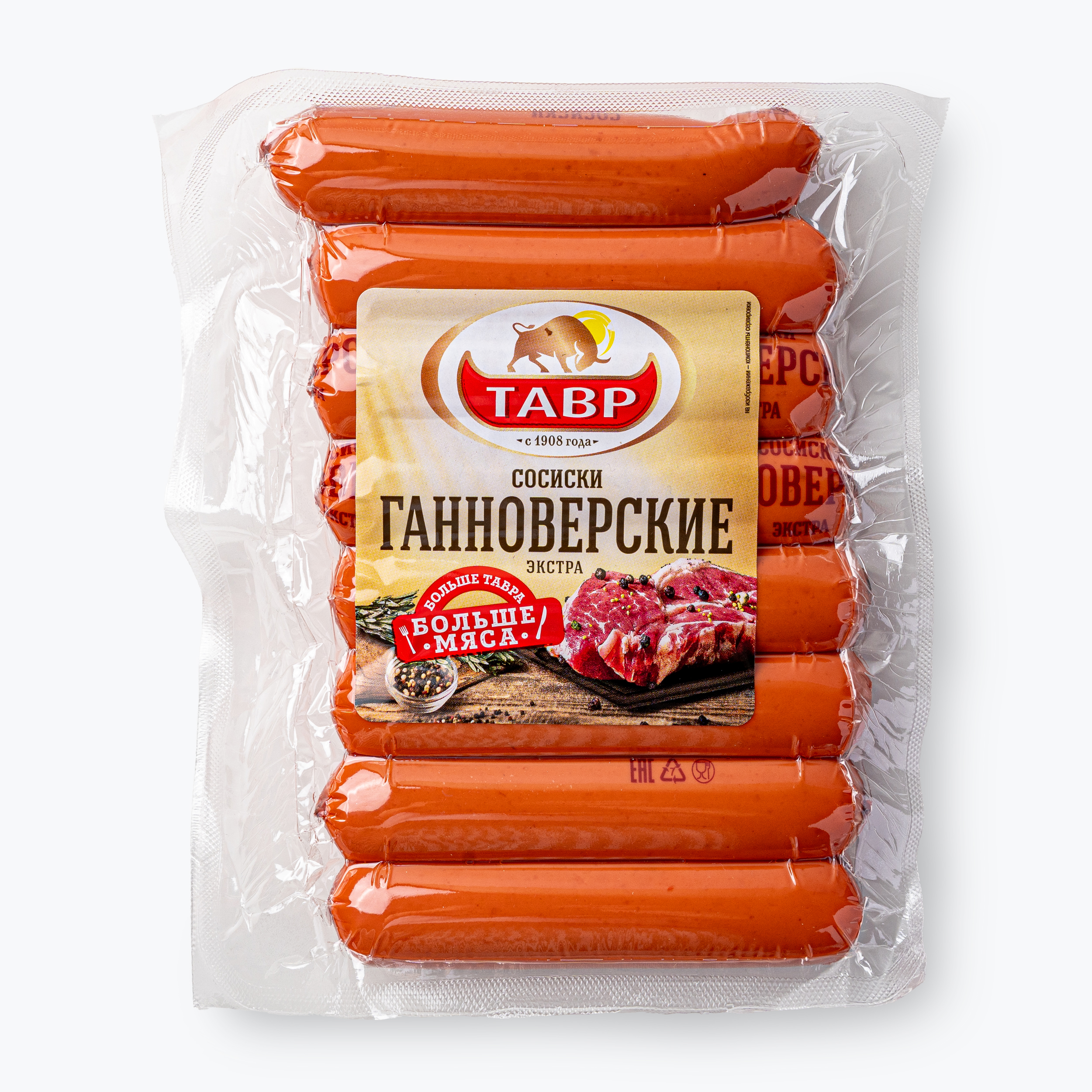 Сосиски По-ганноверски 400гр Торес