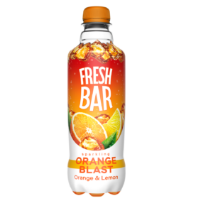 Fresh Bar апельсин и лимон напиток газированный 0,48л пэт