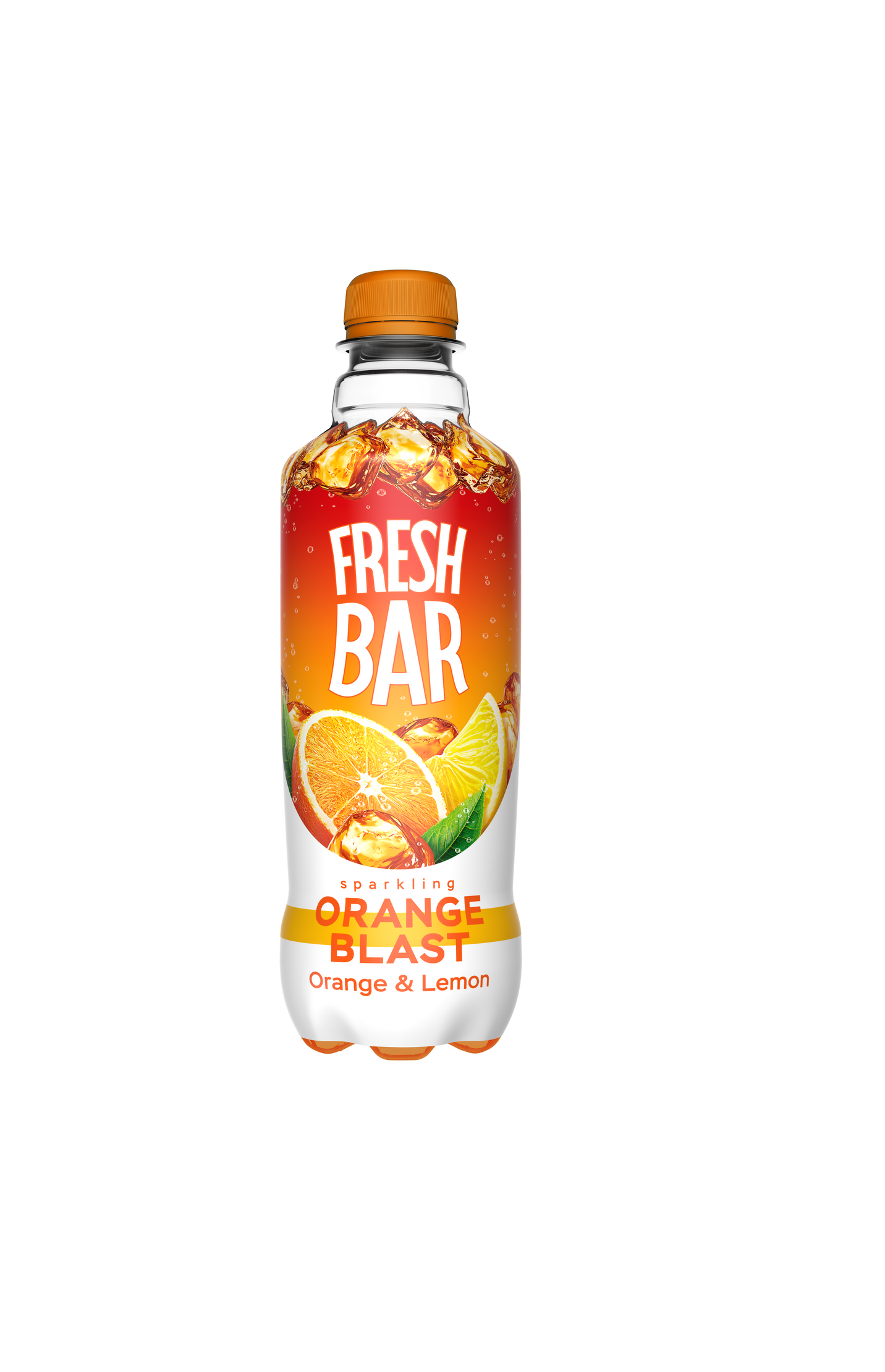 Fresh Bar апельсин и лимон напиток газированный 0,48л пэт
