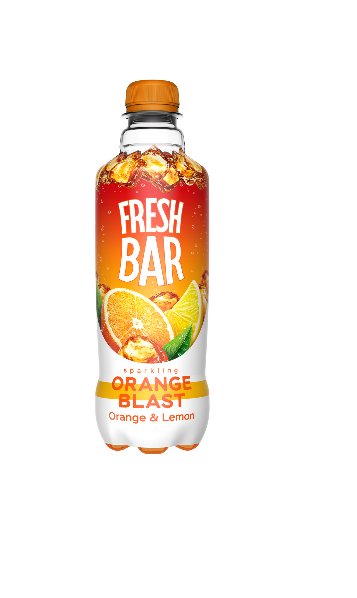 Fresh Bar апельсин и лимон напиток газированный 0,48л пэт