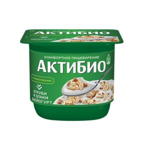 БЗМЖ АктиБио йогурт отруби/злаки 130гр