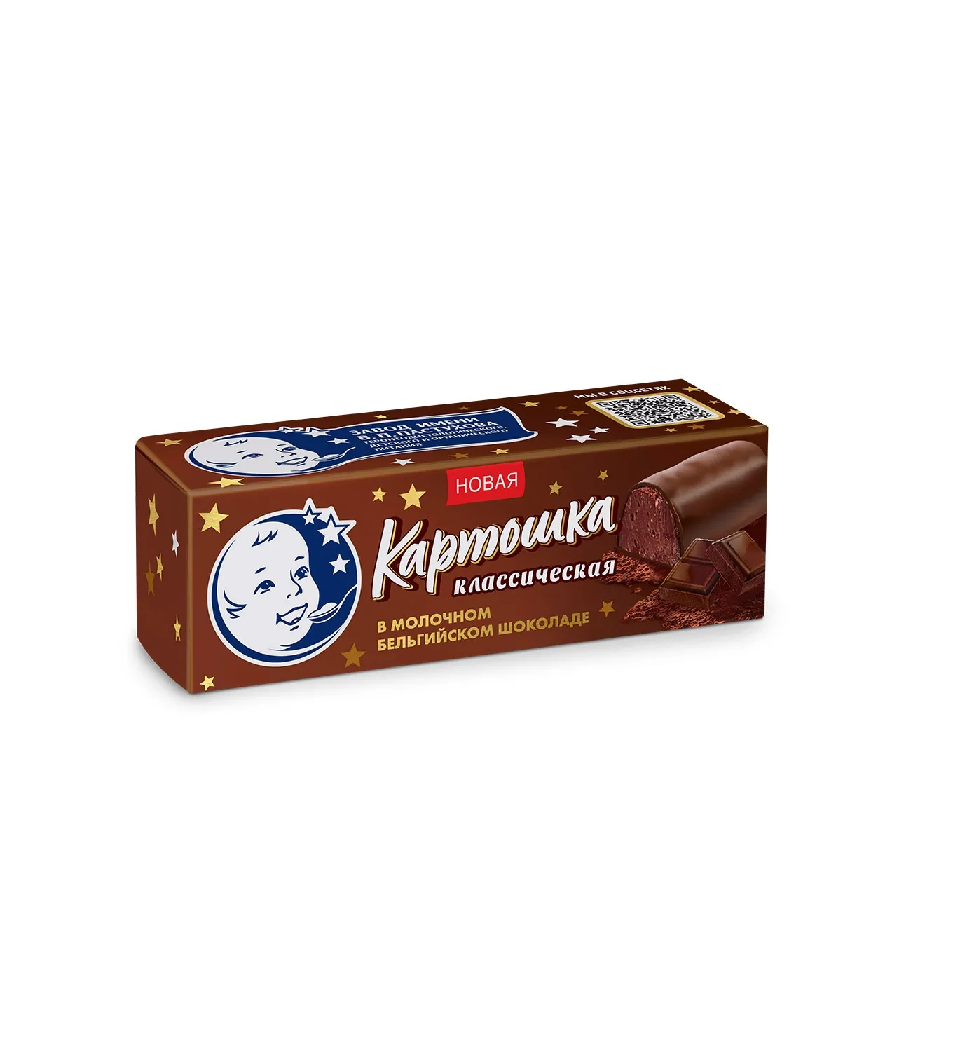 Десерт Картошка Классическая в мол.шок-де 60гр Пастухова