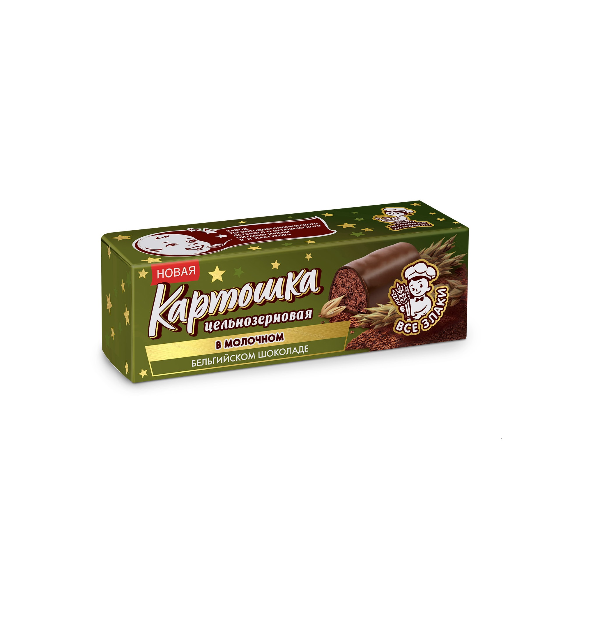 Картошка цельнозерновая в мол.шок.60гр