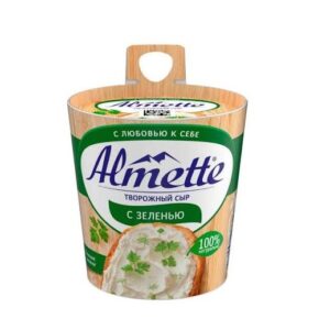 БЗМЖ Сыр Альметте с зеленью 150г