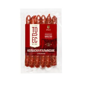 Колбаски Итальянские с/к  200гр Торес