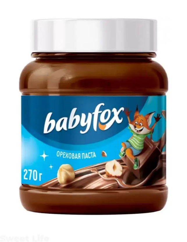 Babyfox шоколадно-ореховая паста 270гр