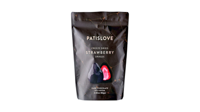 Patislove драже клубника в темном шоколаде 80гр