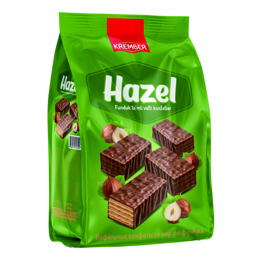 Hazel Конфеты ваф. глазир. 255гр Krember